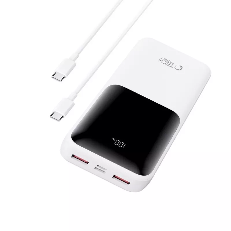 TECH-PROTECT PB02 Power Bank 20000mAh 22,5W λευκό