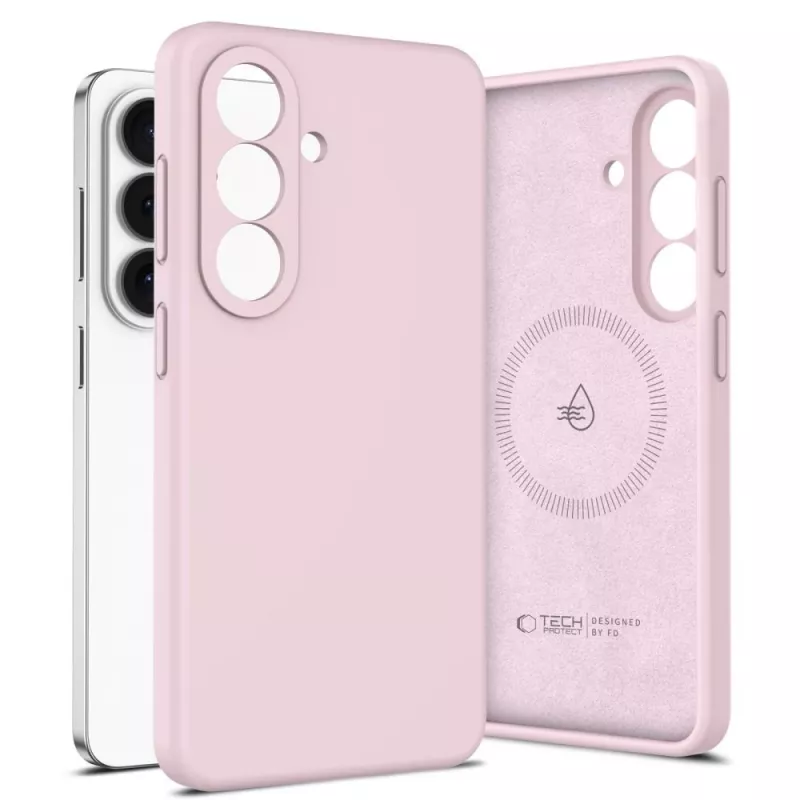 Tech-Protect Silicone θήκη MagSafe για Samsung Galaxy S26 - Pink Pearl