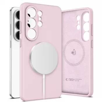 Tech-Protect Silicone θήκη MagSafe για Samsung Galaxy S26 Ultra Pink Pearl