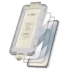 Tempered Glass προστασία οθόνης TECH-PROTECT Quick Set+ 2-Pack για Samsung Galaxy S26 μαύρο