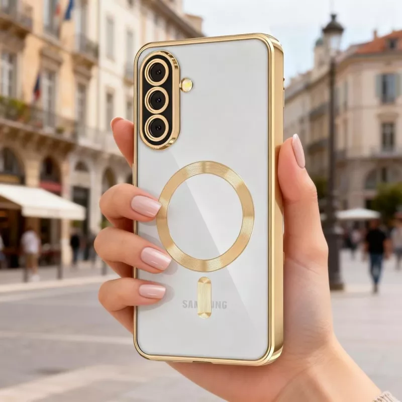 Tech-Protect Magflex Magsafe Galaxy A57 5G Θήκη Γυαλιστερό Χρυσό
