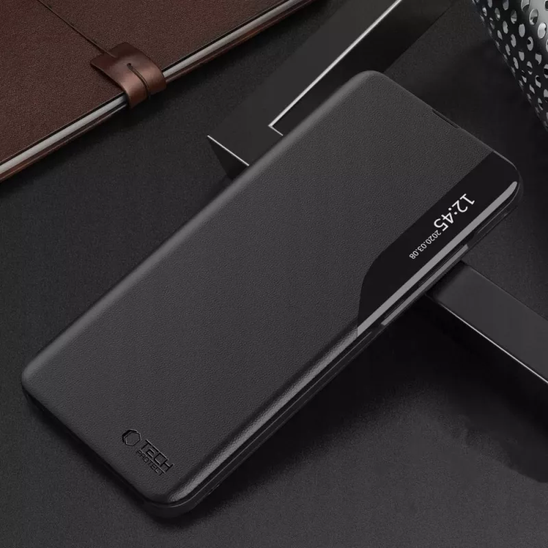 Tech-Protect Smart View θήκη για Samsung Galaxy A57 5G, μαύρο