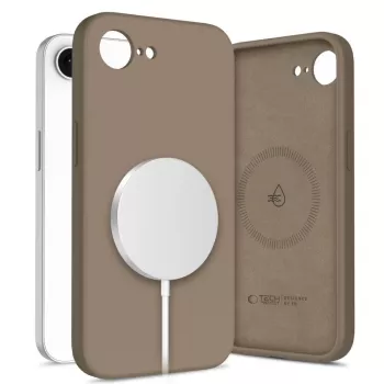 Tech-Protect Silicone MagSafe Θήκη για Apple iPhone 16E / 17E - Καφέ σοκολάτα