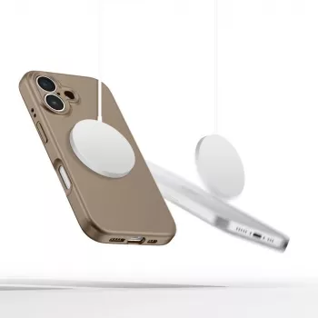 Tech-Protect Silicone MagSafe Θήκη για Apple iPhone 16E / 17E - Καφέ σοκολάτα