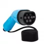 Akyga AK-SC-E17 Type 2 EV Charging Connector, 3-Phase, 32 A, Female, Blue
