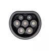 Akyga AK-SC-E17 Type 2 EV Charging Connector, 3-Phase, 32 A, Female, Blue