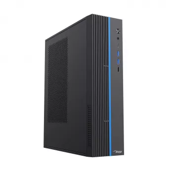 Akyga AK-302-01BL Κουτί SFF-PC, Micro-ATX / Mini-ITX, USB-C + 2x USB 3.0 + USB 2.0, χωρίς τροφοδοτικό, μαύρο