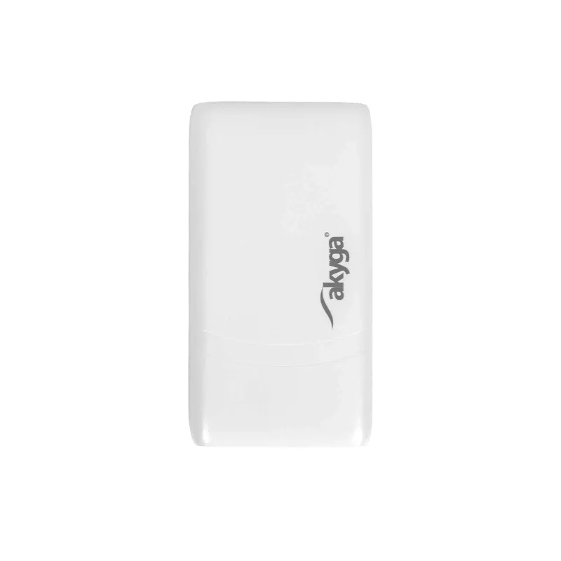 Akyga AK-CH-31 Επίπεδος φορτιστής GaN USB 65 W, USB-C PD + USB-A, Λευκό