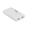 Akyga AK-CH-32 Επίπεδος φορτιστής GaN USB-C 65 W, 2 x USB-C PD, Λευκό