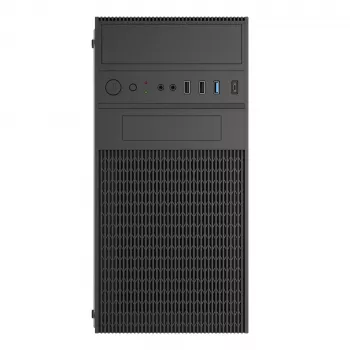 Akyga AK19BK Κουτί υπολογιστή Micro-Tower, Micro-ATX / Mini-ITX, USB-C + USB 3.0 + 2x USB 2.0, χωρίς τροφοδοτικό, μαύρο