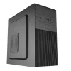 Akyga AK19BK Κουτί υπολογιστή Micro-Tower, Micro-ATX / Mini-ITX, USB-C + USB 3.0 + 2x USB 2.0, χωρίς τροφοδοτικό, μαύρο