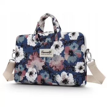 Canvaslife 15-16 ιντσών Blue Camellia Θήκη Laptop Sleeve