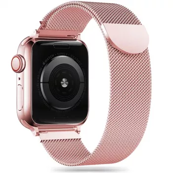 TECH-PROTECT Milanese Loop Band για Apple Watch 4 / 5 / 6 / 7 / 8 / 9 / SE / Ultra 1 / 2 (42 / 44 / 45 / 49 mm) Roségold