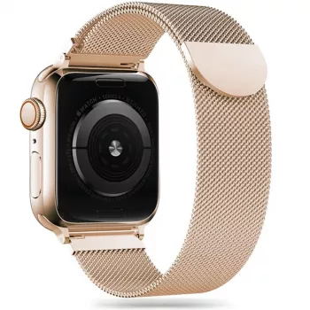 TECH-PROTECT Milanese Loop Armband για Apple Watch 4 / 5 / 6 / 7 / 8 / 9 / SE (38 / 40 / 41 mm) Gold