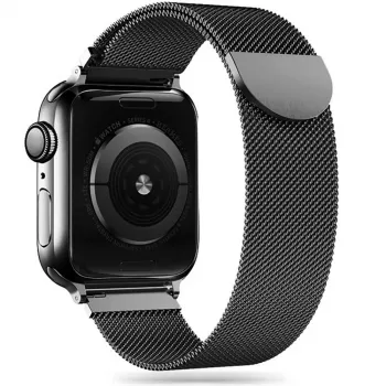 Tech-Protect Milanese Loop Armband για Apple Watch 8 / 9 / 10 / 11 / SE (40 / 41 / 42 mm) Μαύρο