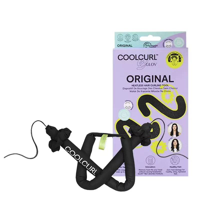 GLOV Cool Curl Σετ μπούκλες χωρίς θερμότητα μαύρο