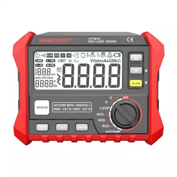 Ψηφιακός ελεγκτής RCD/αντίστασης βρόχου Habotest HT5910
