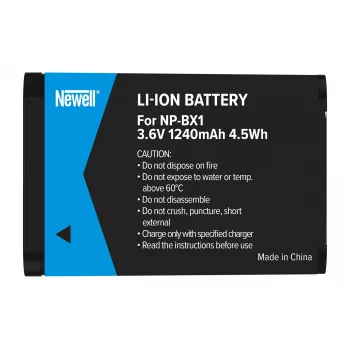 Newell μπαταρία αντικατάστασης για Sony NP-BX1, 1000mAh, Li-Ion, μαύρο