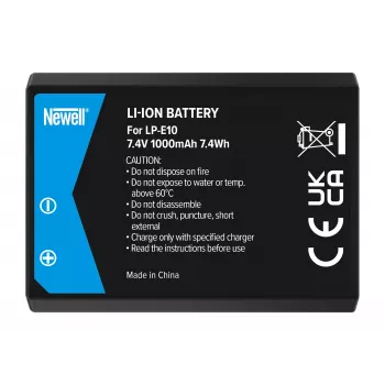Newell μπαταρία αντικατάστασης για Canon LP-E10