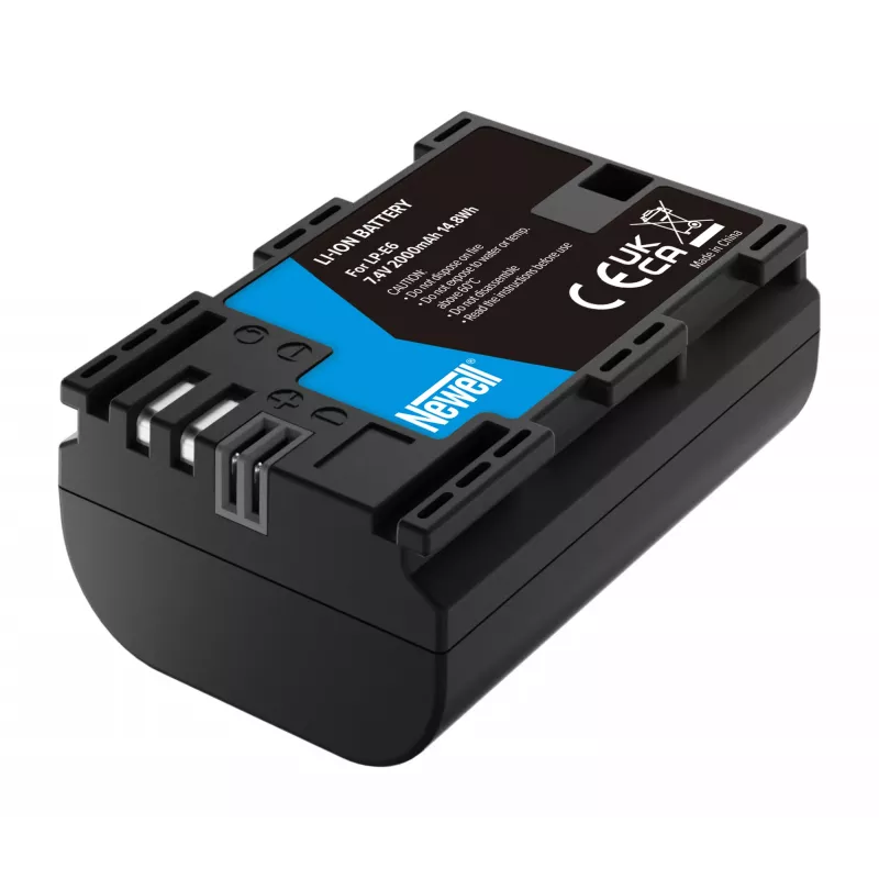 Newell μπαταρία αντικατάστασης για Canon LP-E6, 2000mAh, 7,4V Li-Ion