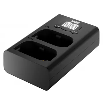 Newell Φορτιστής Δύο Καναλιών USB-C DL-USB-C για Μπαταρία Panasonic DMW-BLK22 Μαύρο