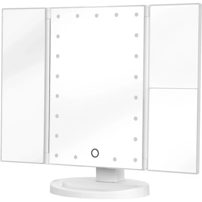 Humanas HS-ML04 LED Καθρέφτης Μακιγιάζ με Φωτισμό - Λευκό