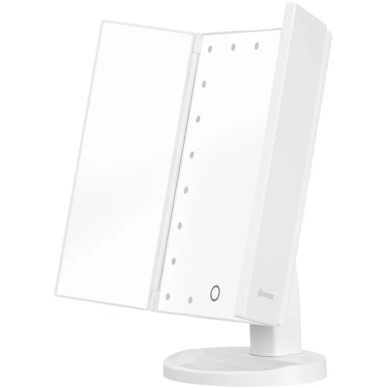 Humanas HS-ML04 LED Καθρέφτης Μακιγιάζ με Φωτισμό - Λευκό
