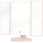 Humanas HS-ML04 LED Καθρέφτης Μακιγιάζ με Φωτισμό - Ροζ