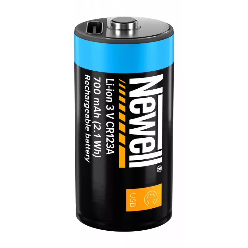 Newell CR123A Μπαταρία USB-C 700 mAh Συσκευασία 2 τεμ. Blister