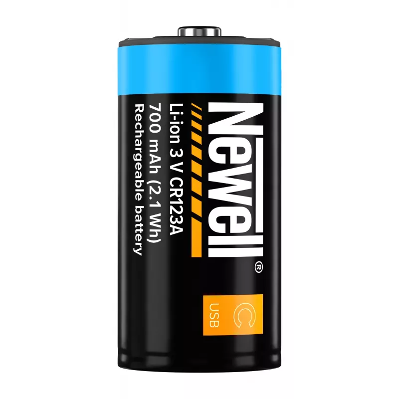Newell CR123A Μπαταρία USB-C 700 mAh Συσκευασία 2 τεμ. Blister