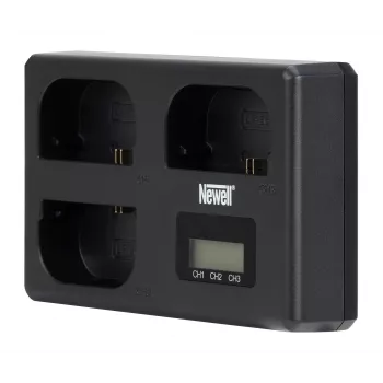 Newell TT-USB-C Τριπλός Φορτιστής για Μπαταρίες Canon LP-E6