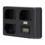 Newell TT-USB-C Τριπλός Φορτιστής για Μπαταρίες Canon LP-E6