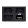 Newell TT-USB-C Τριπλός Φορτιστής για Μπαταρίες Canon LP-E6