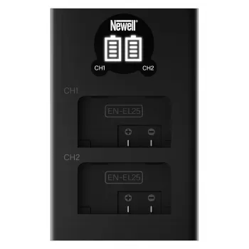 Newell DL-USB-C Διπλός Φορτιστής Μπαταριών για Nikon EN-EL25