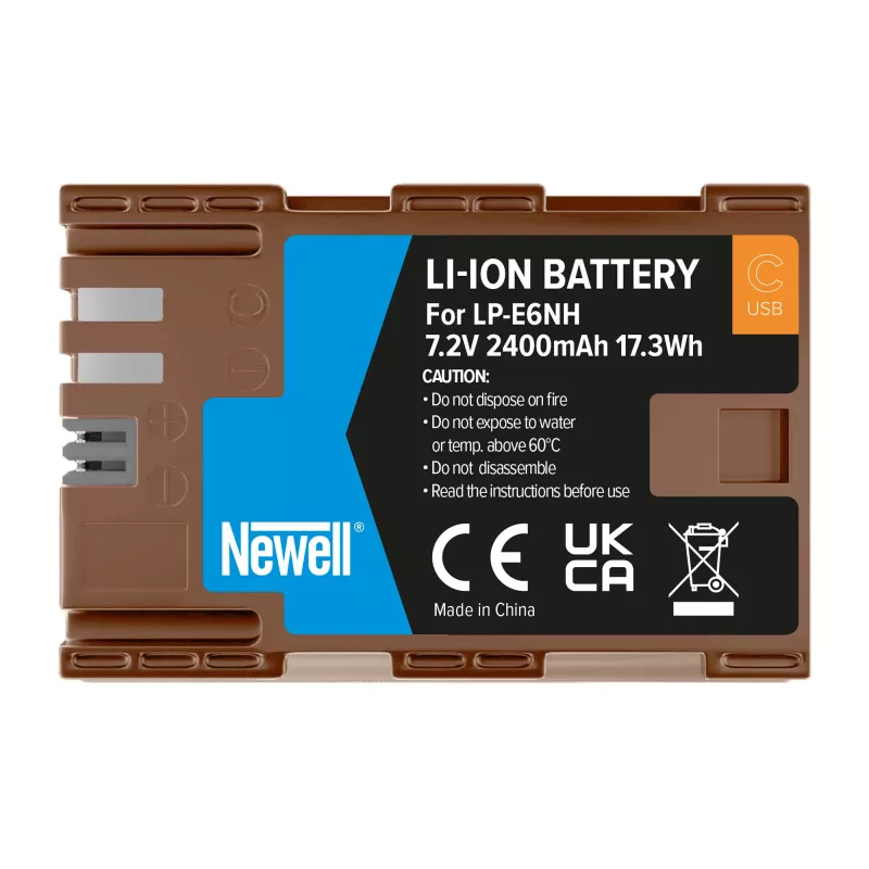 Newell Ανταλλακτική μπαταρία LP-E6NH USB-C για Canon