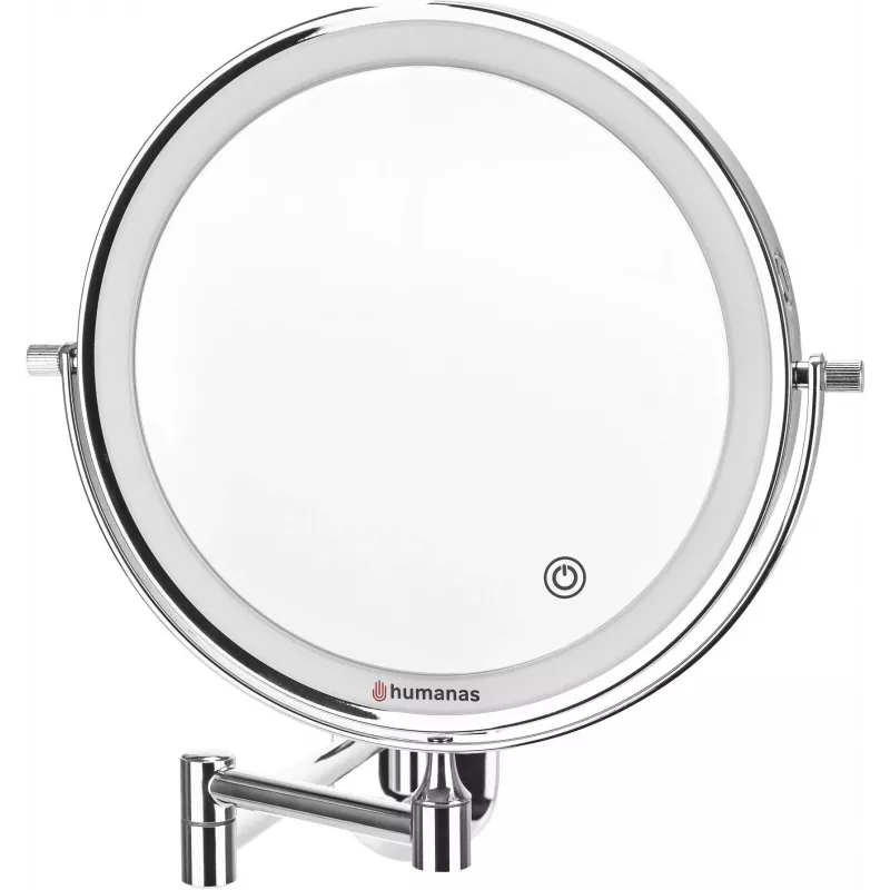 Humanas HS-BM01 Καθρέφτης LED, Ασημί