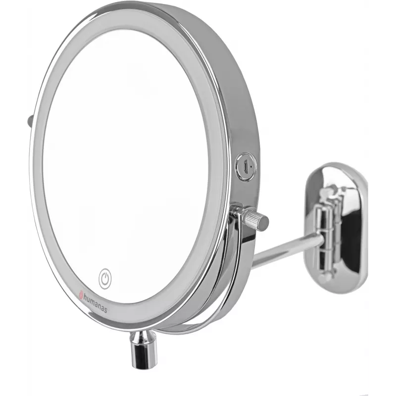 Humanas HS-BM01 Καθρέφτης LED, Ασημί