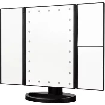 Humanas HS-ML04 Καθρέφτης μακιγιάζ LED, Μαύρο