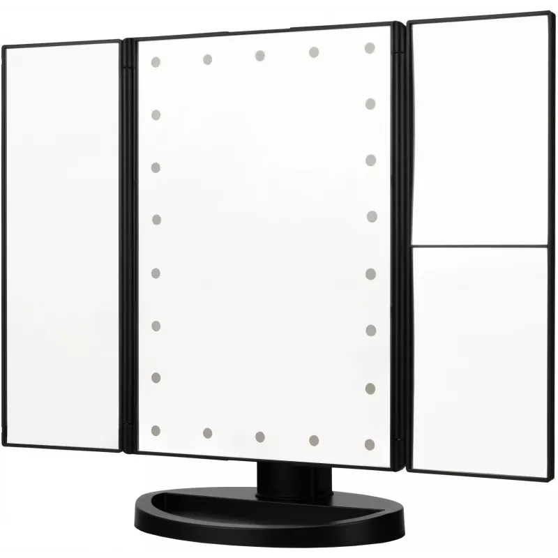 Humanas HS-ML04 Καθρέφτης μακιγιάζ LED, Μαύρο