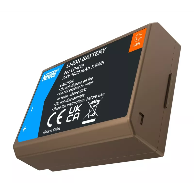 Newell Ανταλλακτική μπαταρία LP-E10 USB-C για Canon