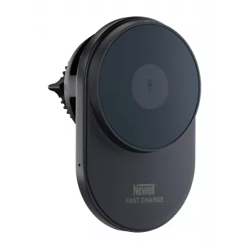 Newell S18 Μαγνητική βάση αυτοκινήτου MagSafe με ασύρματο φορτιστή - Μαύρο