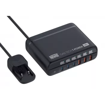 Newell GaN Tech T-Power 140 W Φορτιστής δικτύου με σετ προσαρμογέων