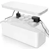 MOZOS KBO-LW Κουτί οργάνωσης πολύπριζου Λευκό