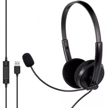MOZOS MTX1091ECO Ενσύρματα ακουστικά on-ear με μικρόφωνο USB-A