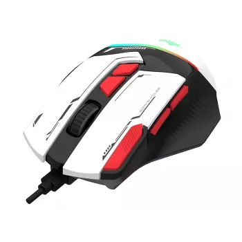 Tracer GameZone Spectra RGB ενσύρματο ποντίκι gaming, 7200 DPI, λευκό (TRAMYS47840)