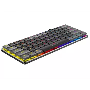 Tracer GameZone Keylo 61 Ενσύρματο μηχανικό πληκτρολόγιο gaming, 60% Layout, Outemu Red Switches, RGB Backlighting, Graphite