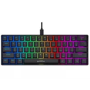 Tracer GameZone Claws 61 Ενσύρματο μηχανικό πληκτρολόγιο gaming, 60% Layout, Outemu Blue Switches, RGB Backlighting, Μαύρο