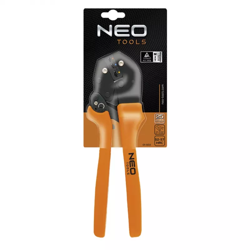 NEO TOOLS Πένσα πρέσας για ακροδέκτες 22-10 AWG