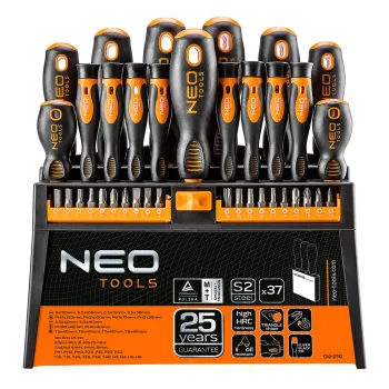 Σετ κατσαβιδιών και bits Neo Tools 37 τεμ.