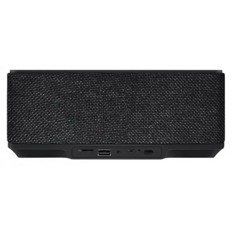 Platinet PMGQ15B - Ασύρματο φορητό στερεοφωνικό ηχείο 10W - μαύρο - οθόνη LCD